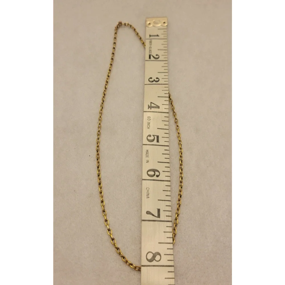 Necklace Gold Tone Boho Elegant Minimalist Classic Chain‎ Link Statement Jewelry